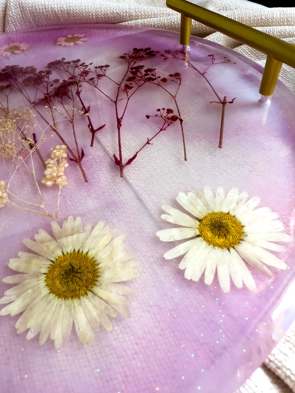 Serving tray blossom